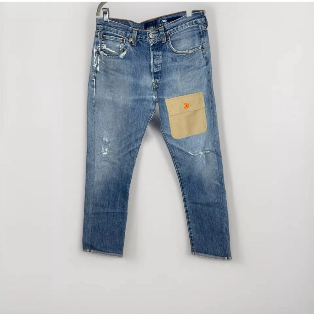 Atelier & Repairs One Of A Kind Reworked Levi’s  Jeans 32 Circular Fashion